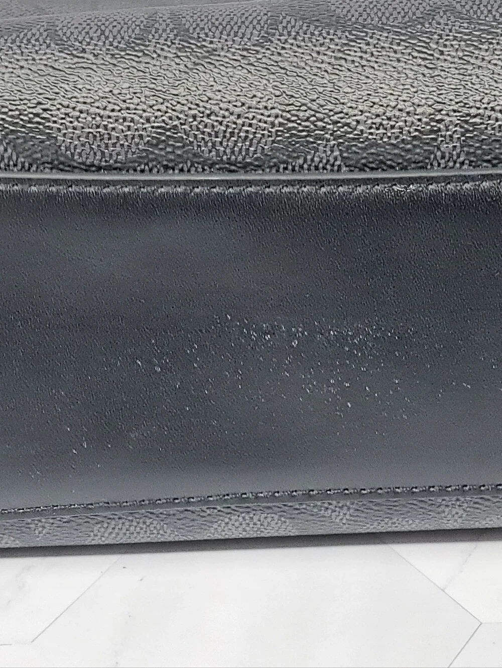 COACH Finn Crossbody Bag In Signature Canvas CAJ91 Gunmetal/Charcoal/Black